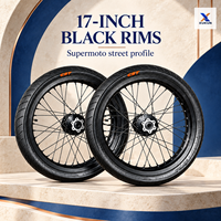 Ensemble de roues Supermoto 17 pouces à 36 rayons avec pneus CST Street pour vélo électrique Sur-Ron Light Bee X S