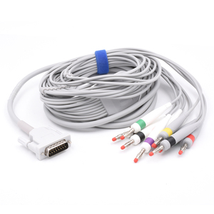 สายเคเบิล EKG 12ตะกั่วฟิลลิปส์สายเคเบิล ECG เข็ม M2461A 3.0 DIN สำหรับ M1770A M1771A M1772A - Product Image 4