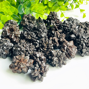 Venta al por mayor de cristal espiritual Egipto curación Piedra en bruto Natural negro de alta calidad pulido <span class=keywords><strong>profecía</strong></span> para regalo - Product Image 3