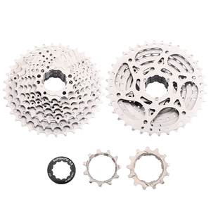 SUNSHINE-Cassette de <span class=keywords><strong>bicicleta</strong></span> de <span class=keywords><strong>9</strong></span> <span class=keywords><strong>velocidades</strong></span> 11-32T, volante de inercia MTB, piezas compatibles para SHIMANO M370 M390, rueda libre de <span class=keywords><strong>bicicleta</strong></span> - Product Image 1