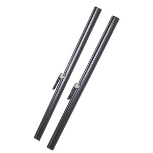 Balais d'essuie-glace plats PRC1330F 575437 pour modèles Land Rover, paire en caoutchouc synthétique noir - Product Image 3