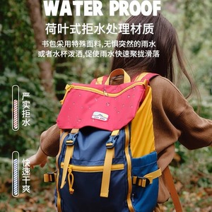 Zoyzoi <b>Backpack</b> For Kids 15 Inches Breathable Waterproof Lightweight Multiple Pockets Student Outdoor Travel School Use - Product Image 2
