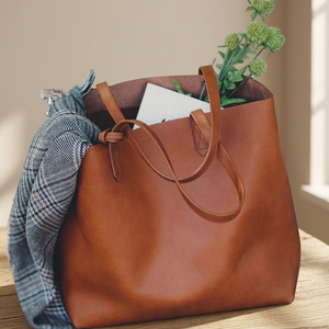 Sac à main en cuir véritable classique BS INTERNATIONAL, bandoulière amovible, grande capacité, fermeture à glissière, unisexe, usage quotidien décontracté - Product Image 3