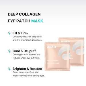 Patchs Hydrogel Bio Personnalisés Zlzr au Collagène et Or 24K pour les Cernes - Product Image 2