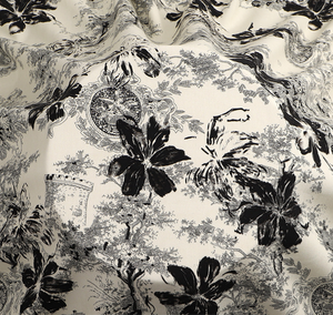 En Stock, Tela Popelina 100% Rayón <span class=keywords><strong>de</strong></span> 153 g/m² con Diseño Floral para Camisas y Vestidos, Venta al Por Mayor - Product Image 2