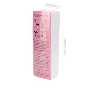 Confezione da 100 <span class=keywords><strong>Strisce</strong></span> Monouso in Tessuto Non Tessuto di Rayon per Depilazione <span class=keywords><strong>e</strong></span> Ceretta, Cartine <span class=keywords><strong>Depilatorie</strong></span> per Uso Professionale in Saloni <span class=keywords><strong>e</strong></span> Spa - Product Image 3