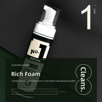 Spray d'entretien du cuir pour vestes, chaussures, canapés, intérieur de voiture, traitement en mousse pour nettoyage, non parfumé