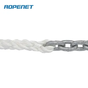 ROPENET-خط مرساة مع سلسلة من الفولاذ المقاوم للصدأ للمرساة الكهربائية ومجموعة أدوات