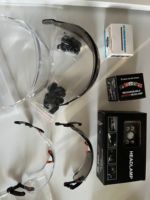Casco LED de alto impacto, ligero, ajustable, de ABS, para espeleología, escalada, seguridad industrial, ciclismo, ejercicio, rescate nocturno