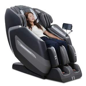Large Luxury Heating Shiatsu Kneading Zero Gravity <b>Vibrating</b> 4d Chair with Foot Roller for Home Use - Product Image 1