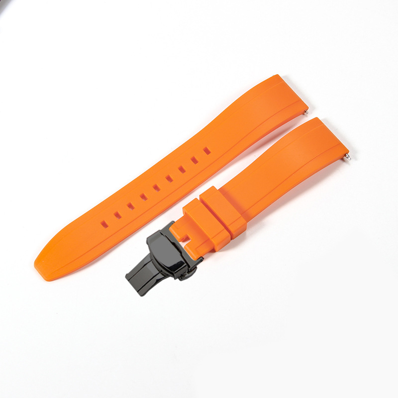 Boucle Orange-Noir-B1