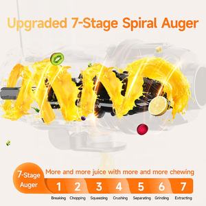 <span class=keywords><strong>Presse</strong></span>-agrumes de <span class=keywords><strong>luxe</strong></span> sans BPA <span class=keywords><strong>Presse</strong></span>-agrumes horizontal à froid pour orange <span class=keywords><strong>Presse</strong></span>-agrumes multifonctionnel Chopper Grinder Noodle Maker Electric Juicer - Product Image 4