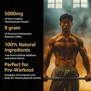 Oem ODM nhãn hiệu riêng tăng sức mạnh cơ bắp tăng tinh thần tập trung Creatine bột cà phê - Product Image 6
