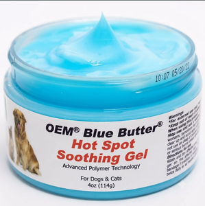 Traitement anti-inflammatoire Blue Butter pour chiens et chats - Soin des plaies, infections cutanées à levures, teigne, coupures, éruptions cutanées - <span class=keywords><strong>Crème</strong></span> anti-démangeaisons à usage doux - Product Image 1