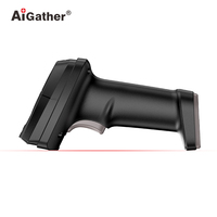 Escáner de Códigos de Barras 2D Inalámbrico AiGather A-9528BTN para Android e IOS, Lector de Códigos QR Portátil con Memoria
