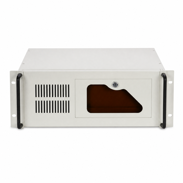 4U Rackmount Industrial PC Enclosure 19 Inch SGCC Steel ATX IPC Server Chassis