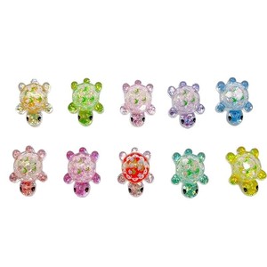 Mini figura de adorno de tortuga de dibujos animados, nuevo tamaño bonito, resina que brilla en la oscuridad, Tortuga, accesorios Diy, accesorios de tortuga, Widgets - Product Image 5