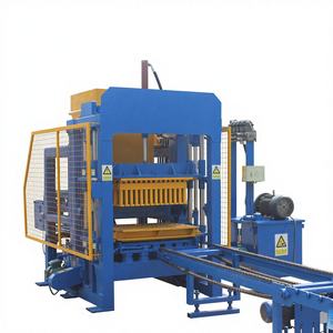 Macchina Automatica per la Produzione di Mattoni QT4-15S, Macchinario per Blocchi di Cemento ad Alta Densità - Product Image 1