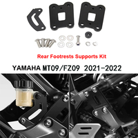 Pour YAMAHA MT09 2021 2022 FZ09 MT-09 accessoires de moto Kit d'abaissement de pédale arrière repose-pieds passager Supports convient