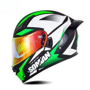 Nouveau <span class=keywords><strong>casque</strong></span> de <span class=keywords><strong>moto</strong></span> modulaire intégral, réversible et à dégagement rapide en matériau ABS, avec grand spoiler et lumières LED - Product Image 6