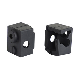 Funda de silicona 3DSWAY E3D V6, aislamiento del bloque de calentamiento negro para accesorios de impresora 3D - Product Image 1