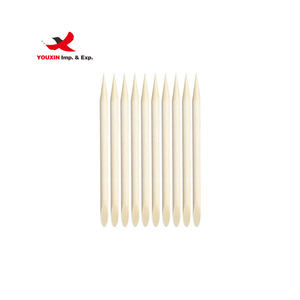 Bâtonnets à ongles en bois jetables portables à double extrémité, couleur orange, pour manucure et pédicure avec nail art - Product Image 3