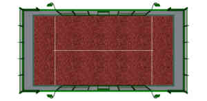 Sports Equipment Customized Size Outdoor Indoor Panoramic Padel <strong>Court</strong> Portable Paddle Tennis <strong>Court</strong> - Product Image 4