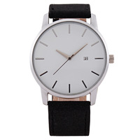 Montre décontractée pour homme à grand cadran, bracelet en alliage et acrylique, mouvement à quartz, calendrier, vente en gros d'usine, écologique, produit phare pour l'exportation.