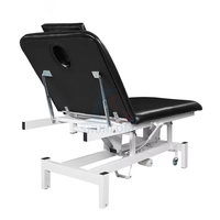 Lit de beauté électrique simple à prix avantageux, entièrement automatique, avec levage, lit de tatouage, lit de physiothérapie avec tubes ronds épaissis