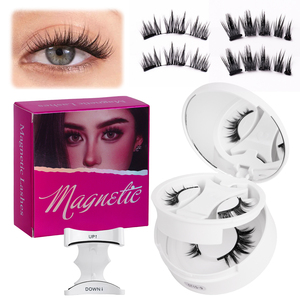 Pas de <span class=keywords><strong>colle</strong></span> nécessaire, épaisseur 0,07 mm, <span class=keywords><strong>cils</strong></span> magnétiques 3D professionnels, clip magnétique pour <span class=keywords><strong>cils</strong></span>, <span class=keywords><strong>faux</strong></span> <span class=keywords><strong>cils</strong></span> magnétiques avec applicateur - Product Image 6