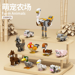 Nouveaux produits 2024 : jouets de construction multi-styles Little Architect, ensembles de blocs de construction en bois Montessori pour enfants, garçons et filles - Product Image 2