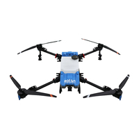 Pulvérisateur agricole UAV haute performance avec construction en fibre de carbone, niveau de sécurité élevé, télécommande pour l'agriculture