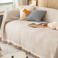 Housse de canapé universelle en polyester imperméable style nordique moderne, motif végétal, marque Diai, pour toutes les saisons