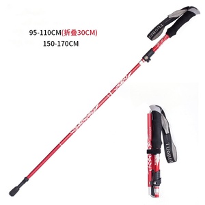 Bastone da <span class=keywords><strong>Trekking</strong></span> Pieghevole per Anziani, Bastoni da Escursionismo Antiscivolo, Bastone Telescopico Pieghevole - Product Image 6