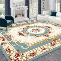 Tapis épais en velours de cristal fait main, style classique persan vintage européen, pour salon, canapé et table basse