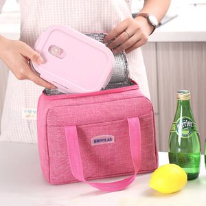 Brivilas Lunch Bag Oxford Cloth Aluminum Lining Insulated For Office School Outdoor Use - Product Image 4