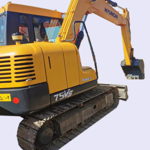 Vente flash! Mini-excavatrice Hyundai 75 7.5T d'occasion fabriquée en Corée |   Mini-pelle hydraulique compacte pour la construction urbaine - Product Image 1