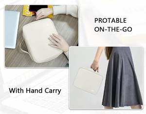 Échantillon gratuit : Sac de rangement pour câbles, étui de transport pour accessoires électroniques de voyage, sac portable étanche double compartiment - Product Image 3