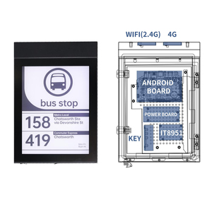 Trung Quốc thấp-carbon thiết kế 13.3 inch lớn E Ink hiển thị công cộng thông tin Hội Đồng Quản trị kỹ thuật số biển Ngoài trời xe buýt dừng dấu hiệu giải pháp - Product Image 1