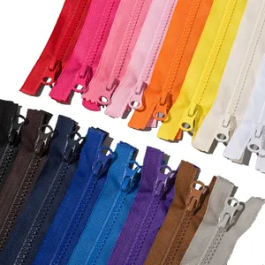 High Quality Nylon Iridescent Zipper Teeth Long Chain Roll Tape Coil Zipper 5 Customized For Jacket Bags