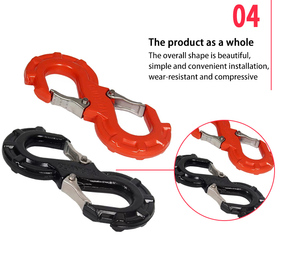 Gancho forjado tipo S para remolque, hebilla antideslizante, gancho de remolque para coche - Product Image 5