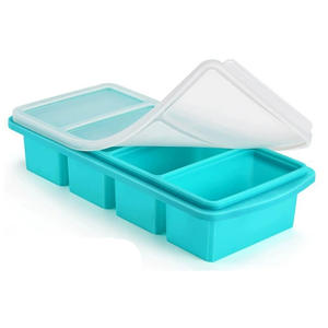 Boîte <span class=keywords><strong>de</strong></span> conservation alimentaire réfrigérée en silicone avec couvercle, bac à glaçons, moule à glaçons, boîte <span class=keywords><strong>de</strong></span> conservation, démoulage facile - Product Image 1