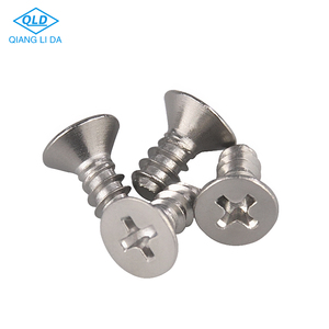 Nhà Máy Giá 304 thép không gỉ Chéo Đầu phẳng Tự khai thác Vít phẳng đuôi M1.2 M1.4 M2 m2.6 M3 M4 M5 <span class=keywords><strong>M6</strong></span> Phillips <span class=keywords><strong>csk</strong></span> vít - Product Image 1