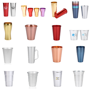 Copos de tinta de aço inoxidável de alumínio, reciclável, personalizado, cerveja, metal, caneca com logotipo personalizado - Product Image 6