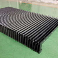 Protection linéaire accordéon CNC largement utilisée pour les machines industrielles, en tissu nylon, certifiée ISO9001 CE