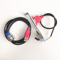 Alibaba ventas en línea PC interruptor de encendido botón placa base interruptor portátil colorido LED luz computadora de escritorio interruptor de encendido