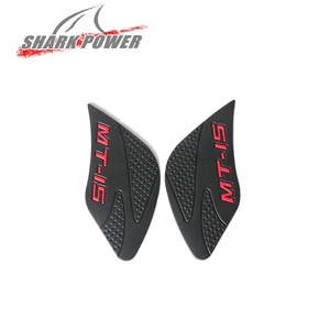 Kéo Cao Su Màu Đen 3D Xe Máy <span class=keywords><strong>Tank</strong></span> Pad Mát <span class=keywords><strong>Tank</strong></span> Sticker Bình Nhiên Liệu Sticker Tankpad Cho Yamaha Mt15 - Product Image 4