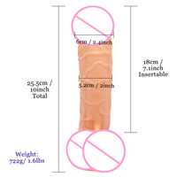 Dildo réaliste en PVC noir de 10 pouces avec ventouse géante pour femmes – Jouet sexuel féminin pas cher