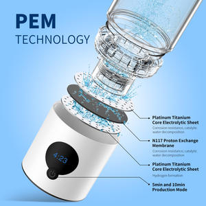 Macchina per Terapia con Gas Idrogeno PEM, Generatore di Acqua Idrogenata per Recupero Atleti, Bottiglia Generatrice di Acqua Idrogenata - Product Image 5