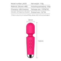 Klitoris- & G-Punkt-Doppelstimulation Mini AV-Stab Erotikspielzeug für Frauen Mini-Größe Silikon-Massagegerät